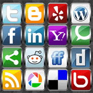 Social media collage