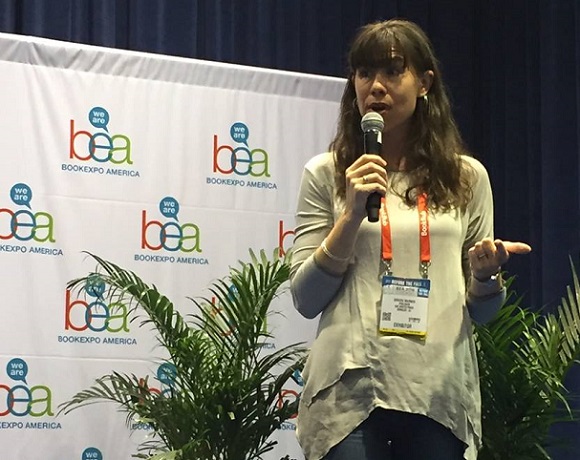 IBPA Board of Directors member, Brooke Warner, of She Writes Press talks about her book, GREEN-LIGHT YOUR BOOK, from the uPublishU stage
