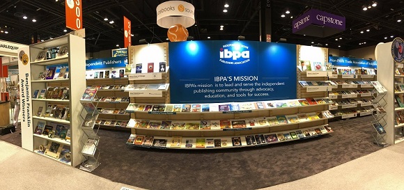 Day 1: IBPA's cooperative booth at BookExpo/BookCon 2016 all set up and ready to go!