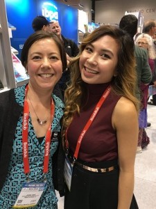 IBPA's new Member Benefits Liaison, Joanne Kenny, (left) with IBPA Project Manager, Mimi Le (right) at BEA/BookCon 2016